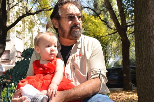 2013 11 22 Sitting with Grandpa Arled-11