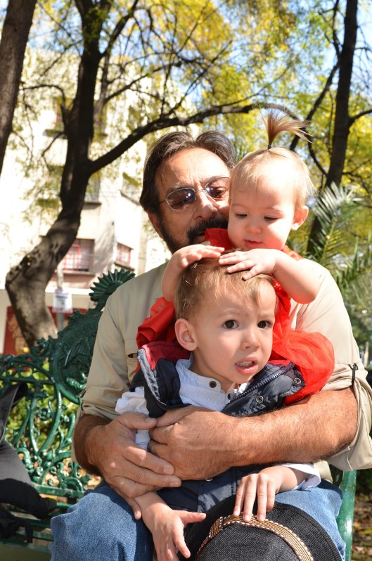 2013 11 22 Sitting with Grandpa Arled-3