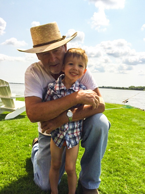 2014 07 17 Fishing with Grandpa Gene-1